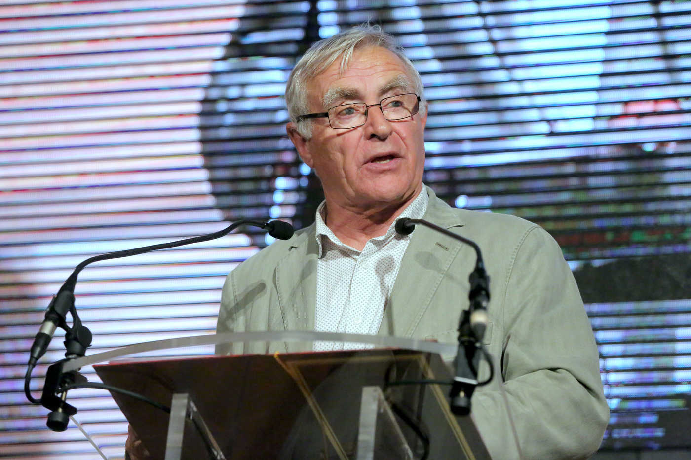 Joan Ribó, en la inauguración de unas jornadas de tecnología. Foto: MAO. - 