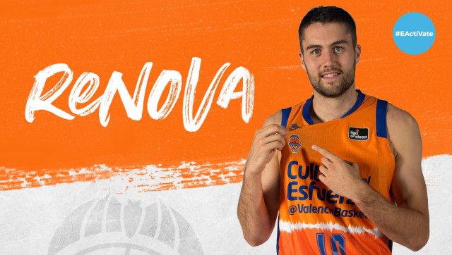 Mike Tobey amplía su contrato con Valencia Basket dos temporadas más
