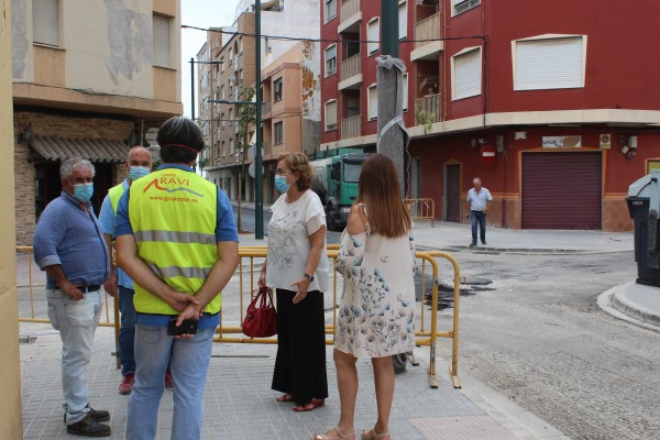 Las obras del barrio La Bosca de Borriana entran en la recta final tras una inversión de 700.000 euros