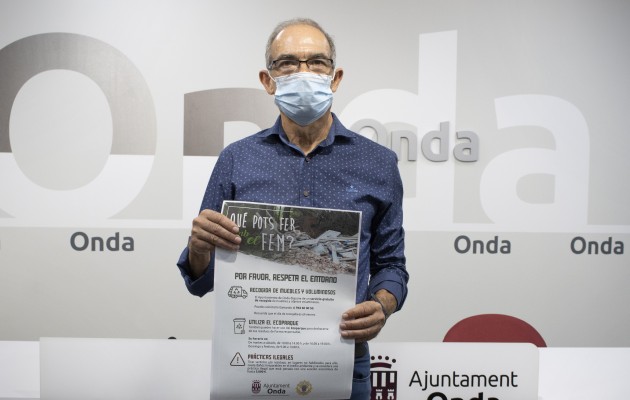Onda inicia una campaña contra los vertidos y el incivismo con sanciones de hasta 3.000 euros