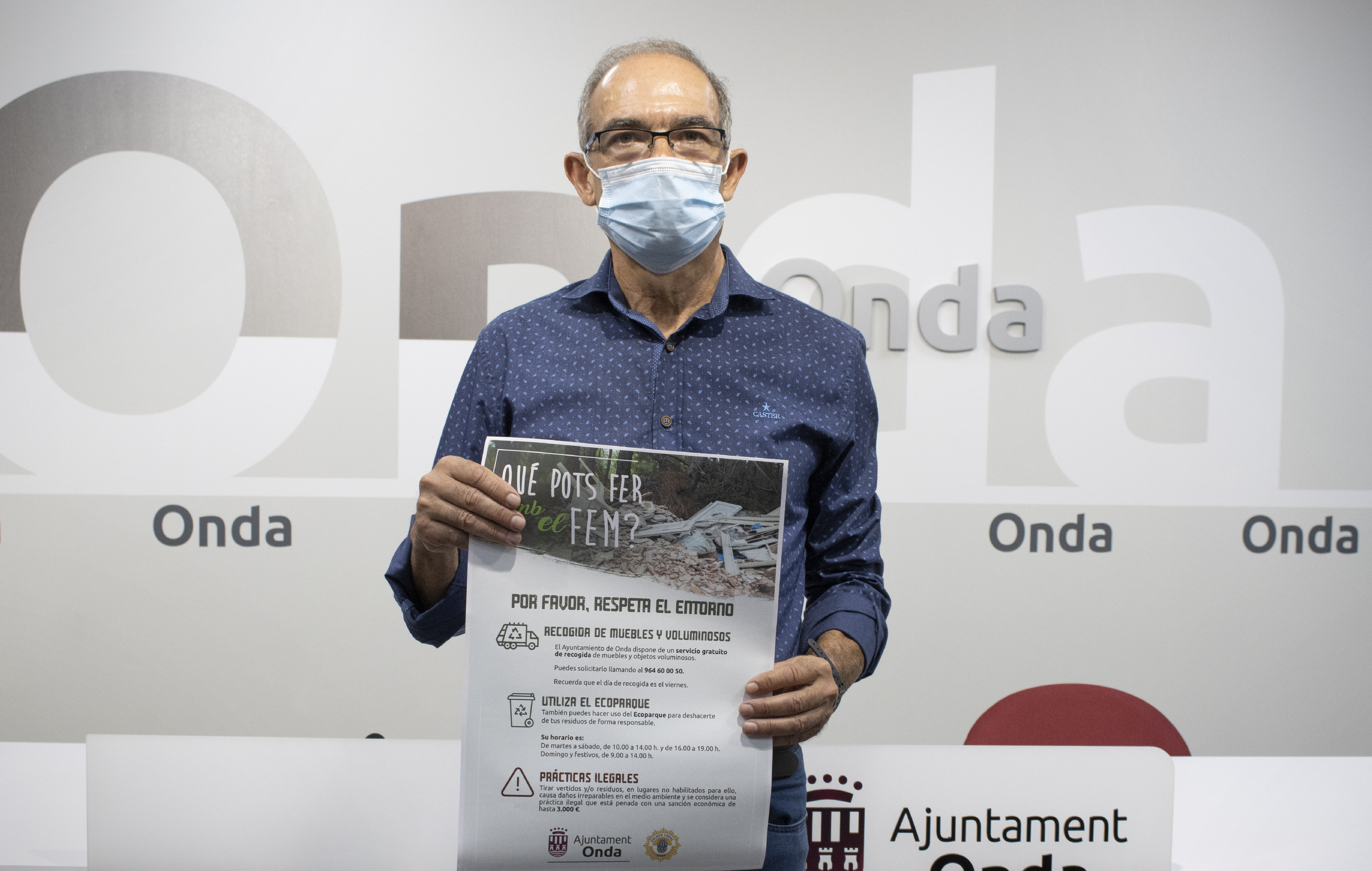 Onda inicia una campaña contra los vertidos y el incivismo con sanciones de hasta 3.000 euros