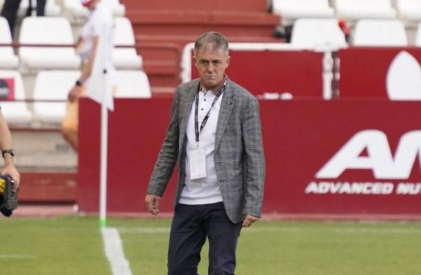 Lucas Alcaraz, el técnico del Albacete, es consciente de la importancia de los puntos en juego en Elche