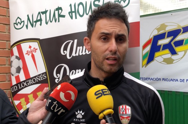 Sergio Rodríguez, técnico del Logroñés: 