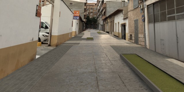 San Vicente inicia la mejora de su casco antiguo a través de semipeatonalizar la calle Manuel de Falla
