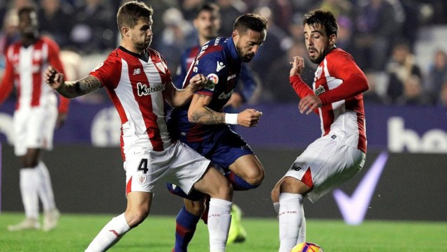 El Levante goleó en veinte minutos al Athletic en su última visita
