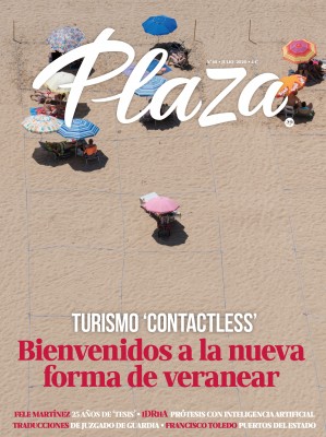El turismo 'contactless', portada de la revista Plaza del mes de julio