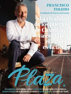 Francisco Toledo, presidente de Puertos del Estado, portada de la revista Plaza de julio