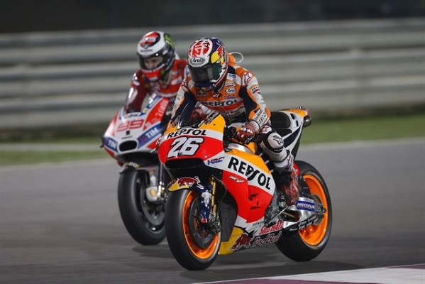 Pedrosa logra la pole con Lorenzo segundo y Márquez cuarto pese a dos caídas

