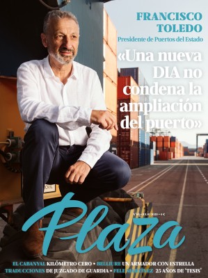 Francisco Toledo, presidente de Puertos del Estado, portada de la revista Plaza de julio