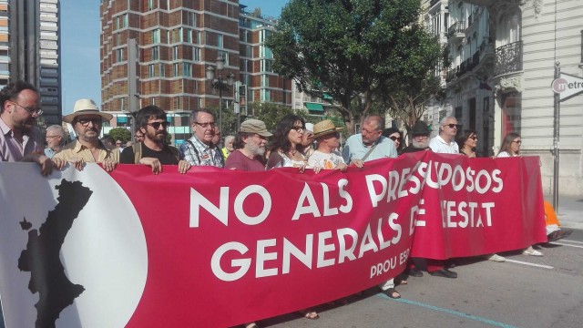 Una manifestación contra los PGE advierte: 