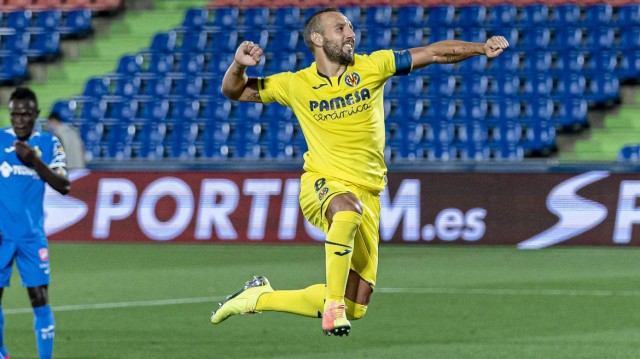 Cazorla iguala a Víctor como máximo goleador nacional del Villarreal en Primera