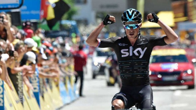 Kennaugh se luce en Alpe D'Huez, Porte da un paso más en el liderato
