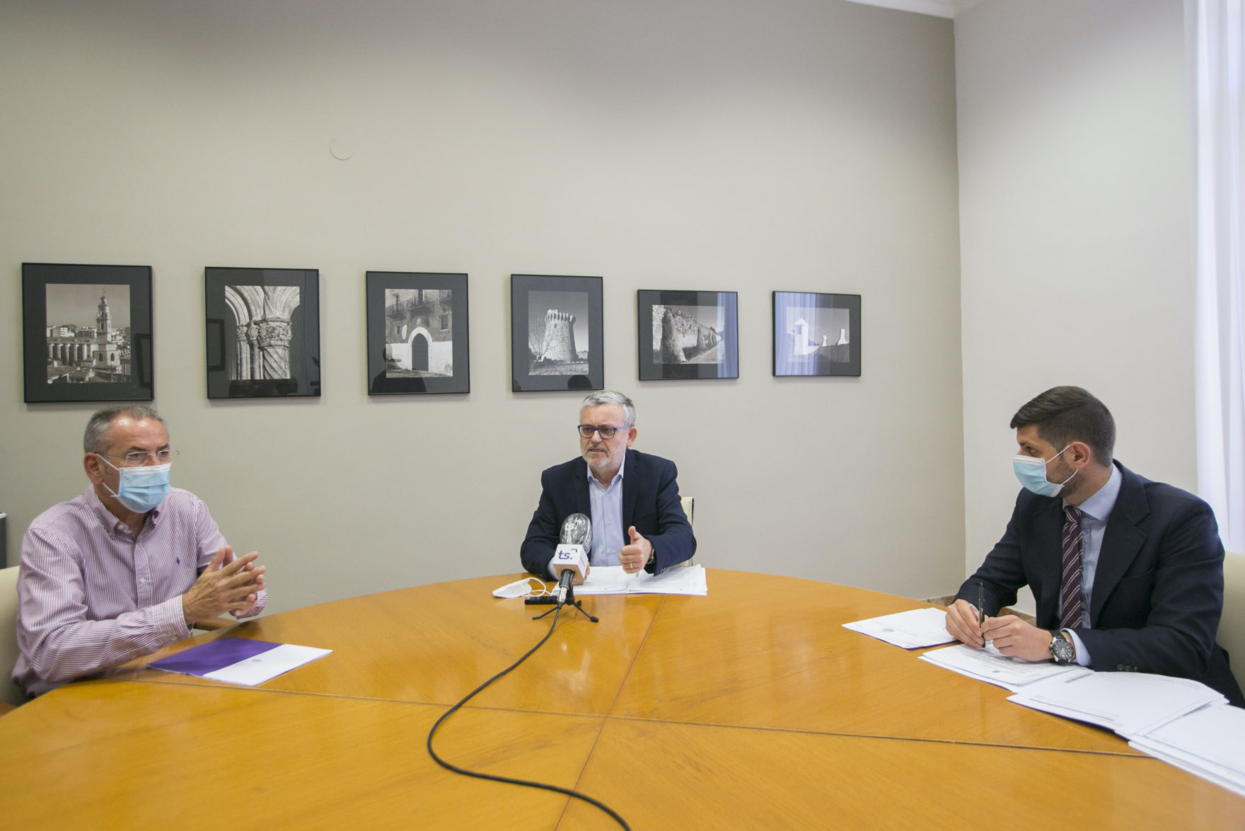 De izquierda a derecha: Ferran Martínez, Josep Alandete y José Manuel Prieto. Foto: Àlex Oltra - 