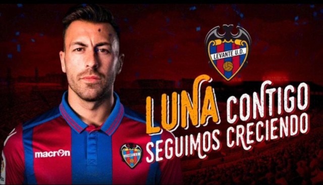 El Levante anuncia el fichaje de Antonio Luna hasta 2021

