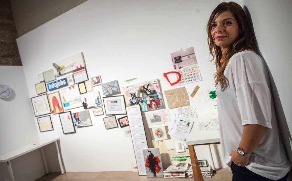 Alejandra de la Torre y su obra, en la convocatoria de 2015 ya expuesta - 