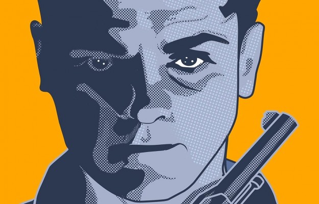 'Cartagena Negra' y la mirada de un tipo duro: James Cagney, en el cartel de estilo pop