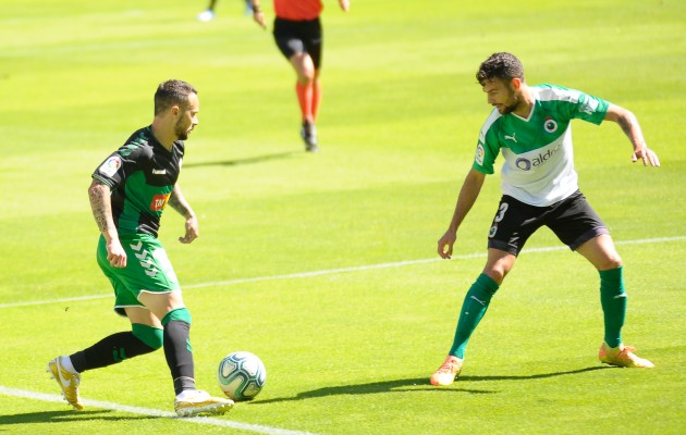 Iván Sánchez sufre un esguince leve de tobillo y no está descartado para el partido de Miranda de Ebro