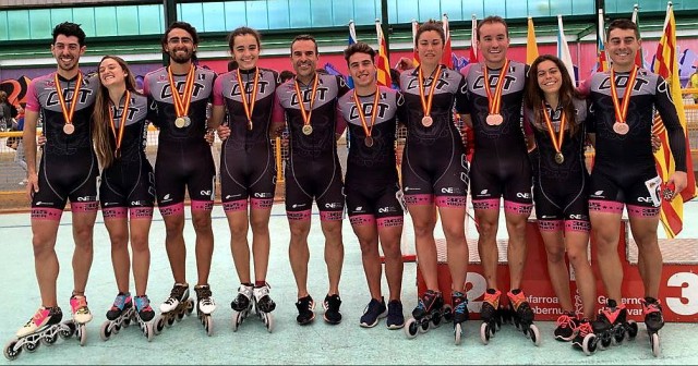 El patinador valenciano David Morell, subcampeón de España de maratón