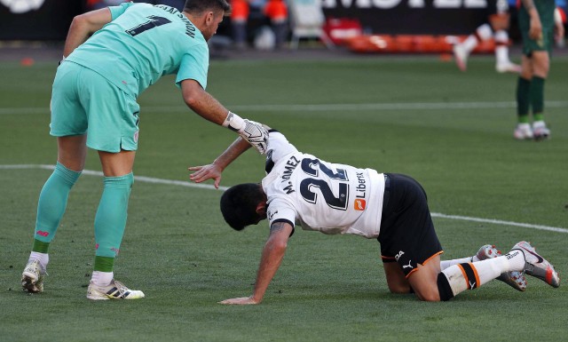 El Valencia CF pelea por no descender en la 'nueva normalidad'