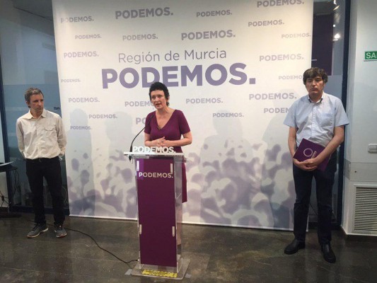 Podemos se desmarca de las enmiendas de PP, Cs y PSOE por el Mar Menor: 