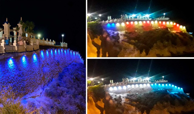 Benidorm ilumina el Castell 