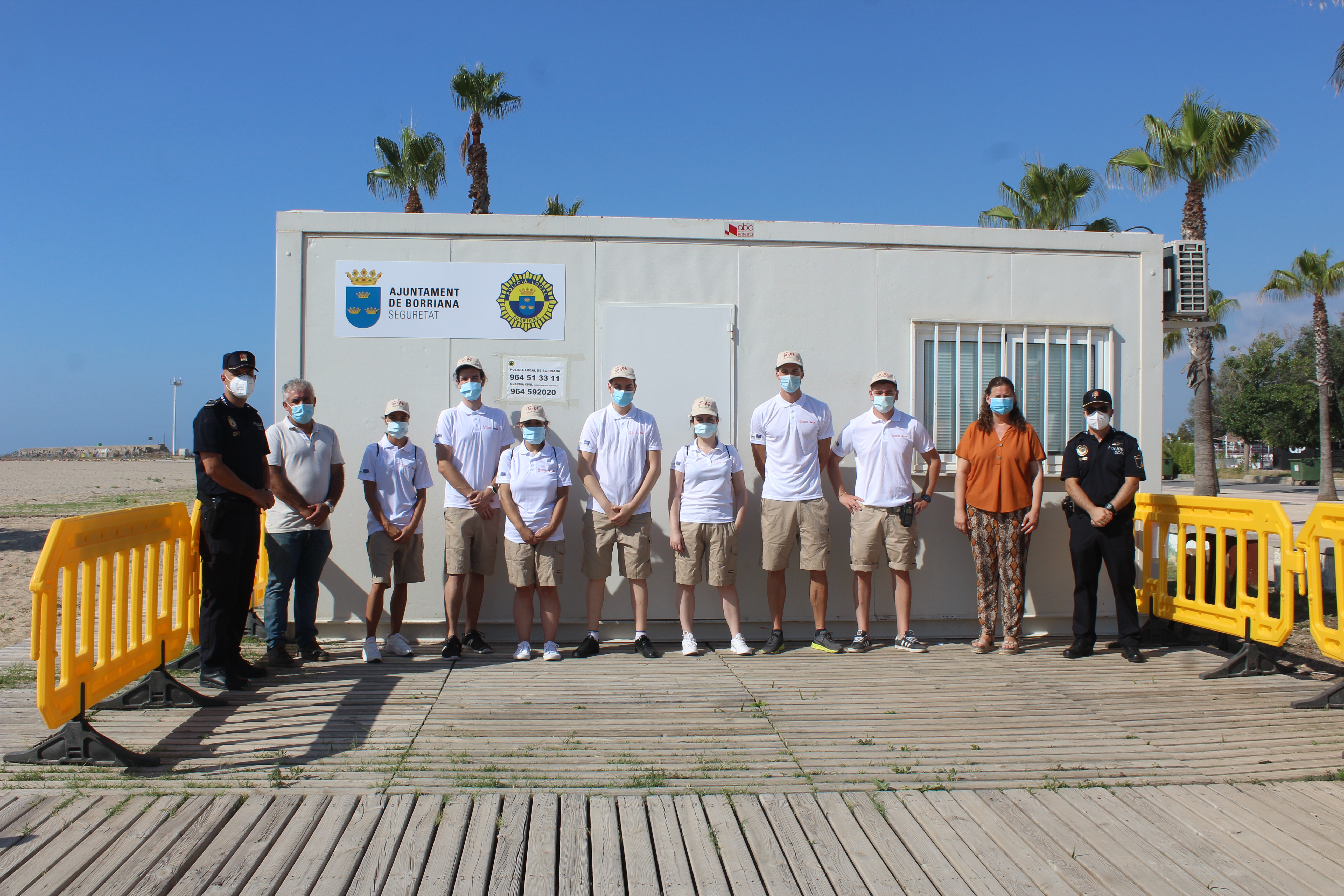 Borriana suma 13 informadores de playas para reforzar la vigilancia y seguridad de los bañistas