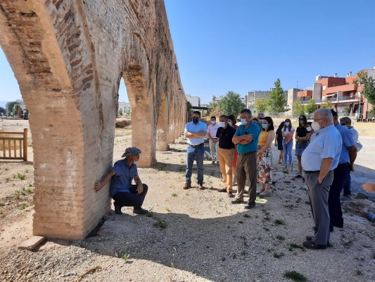 Los restos romanos hallados junto al Acueducto de Alcantarilla formarán parte de una gran zona de ocio