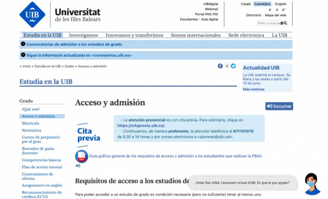Las dudas cambian en los chatbots universitarios de 1MillionBot: ¿qué hay de la presencialidad en la era post-covid?