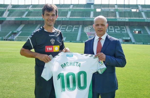 Pacheta entra en la lista de los diez técnicos con más partidos en el Elche
