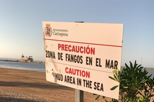Las playas de Los Urrutias y Estrella de Mar, no aptas para el baño por el cieno; Punta Brava ya está lista
