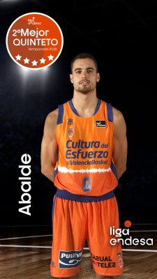 Alberto Abalde, en el Segundo Mejor Quinteto de la Liga Endesa