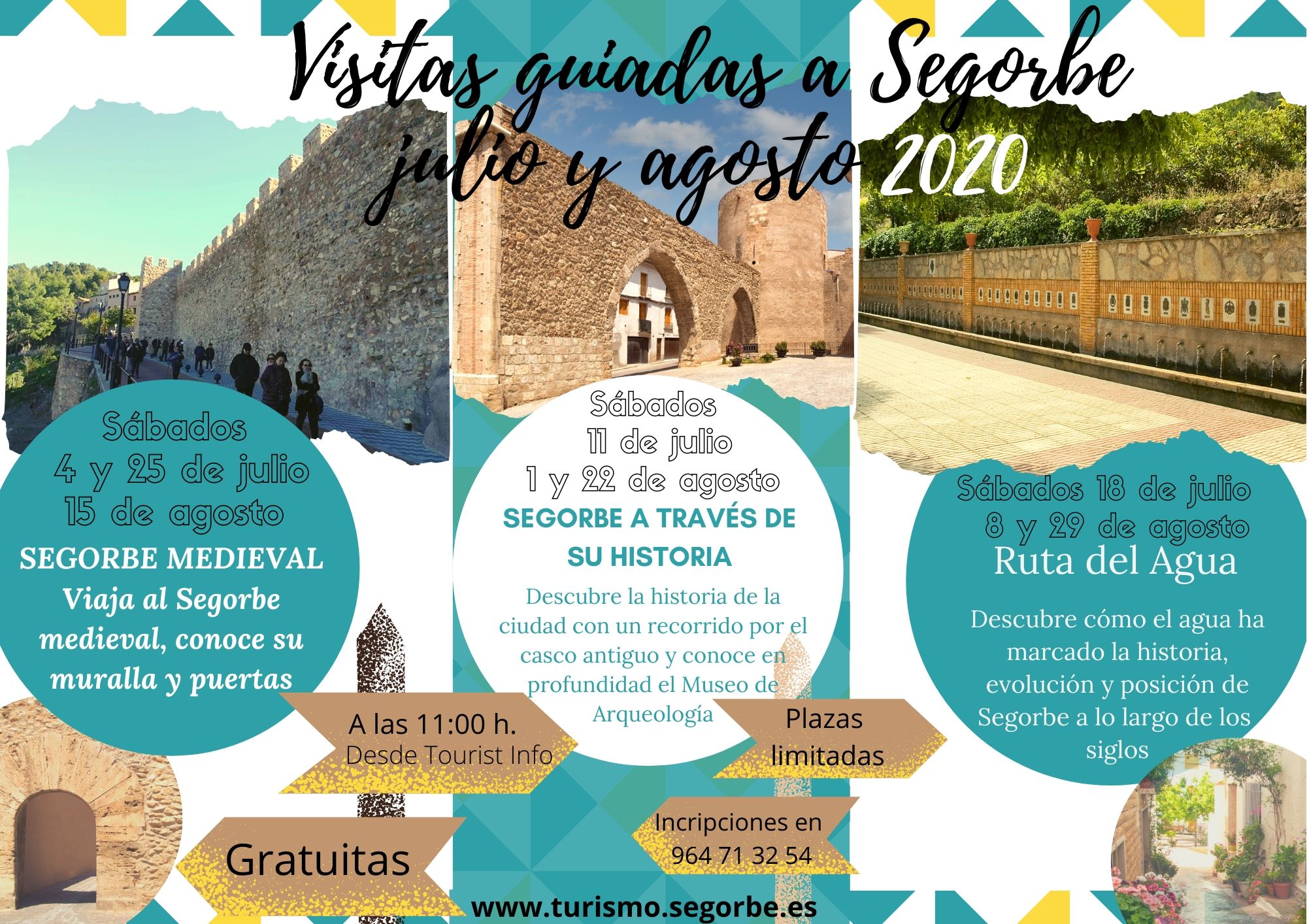 Vuelven las rutas guiadas y gratuitas a Segorbe los sábados de julio y agosto