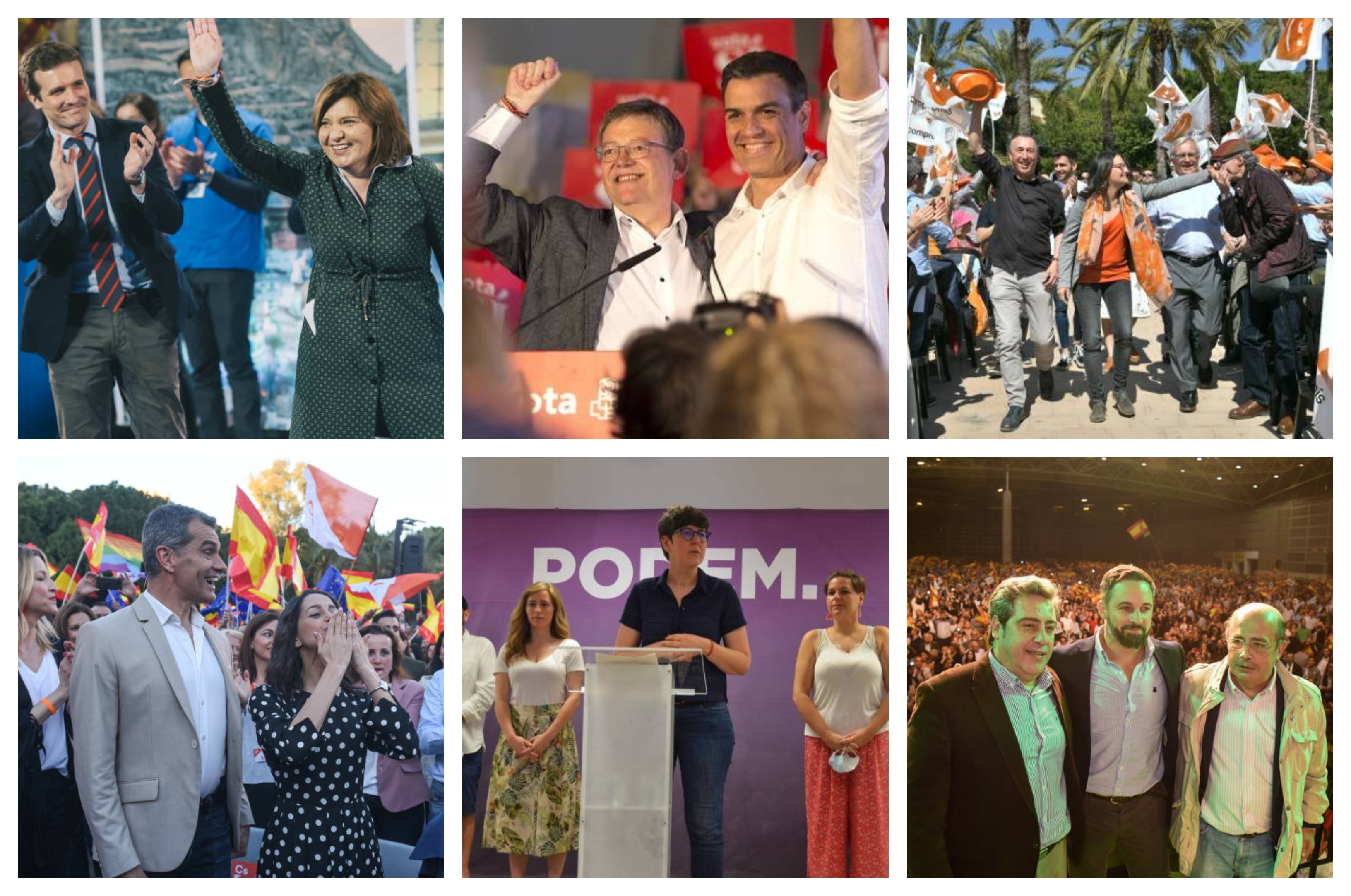 Los principales protagonistas de los partidos valencianos  deben preocuparse también ahora de las cuestiones internas. Foto: VP - 