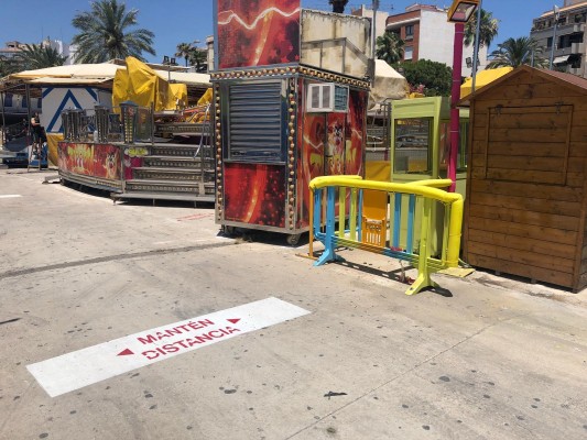 La feria de atracciones de Torrevieja vuelve mañana con medidas de higiene