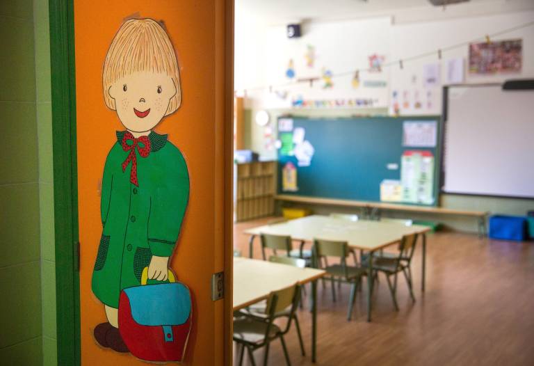 Los alumnos de Infantil y Primaria volverán al cole con un 100% de presencialidad y horario completo