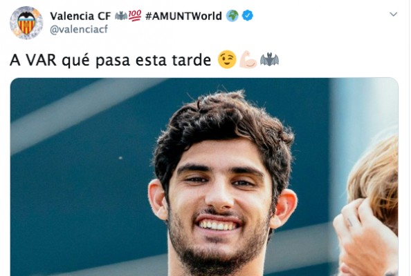 El Valencia mete presión al VAR
