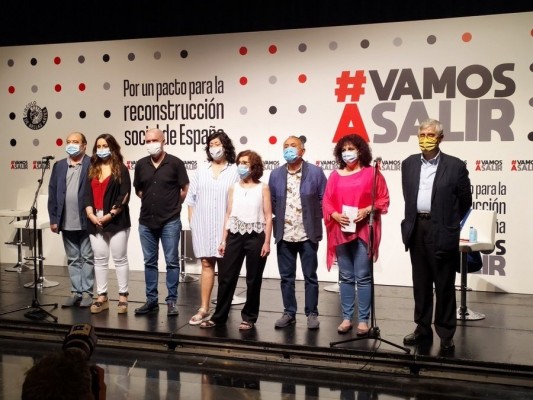 CCOO y UGT convocan 50 concentraciones por la reconstrucción social y económica del país