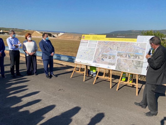 Entra en funcionamiento el ramal que une la A-33 con la A-31 en Fuente la Higuera