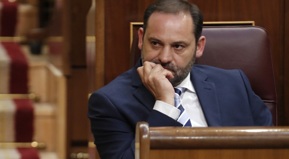 El valenciano José Luis Ábalos, portavoz del PSOE en el Congreso, durante el debate. Foto: EFE - 