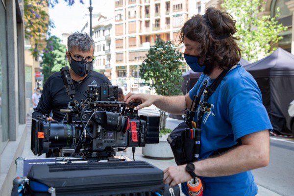 El audiovisual con mascarilla: así es rodar con pies de plomo