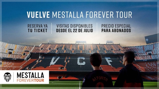 El Tour de Mestalla reabre sus puertas el 22 de julio