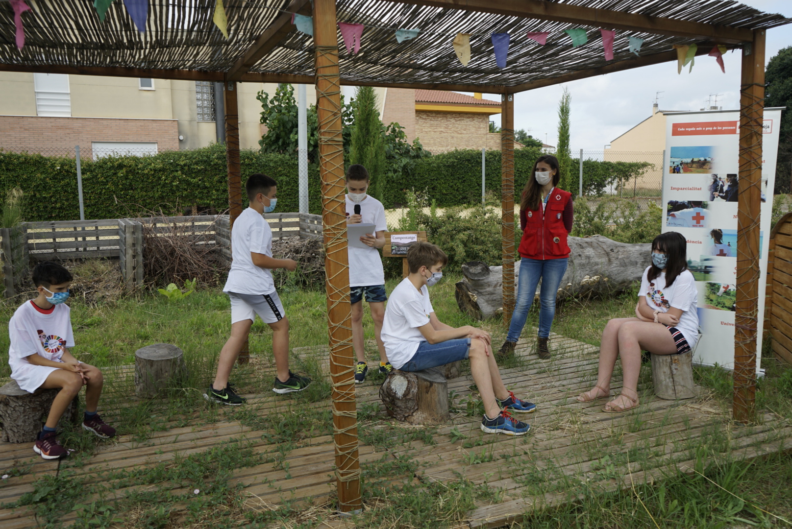 El CEIP Germans Ochando de Almassora presenta sus propuestas de sostenibilidad junto a Cruz Roja