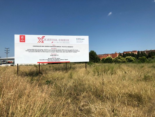 Xàtiva adjudica la redacción del nuevo centro de educación especial Pla de la Mesquita 