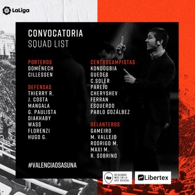 Paulista se recupera y estará ante Osasuna