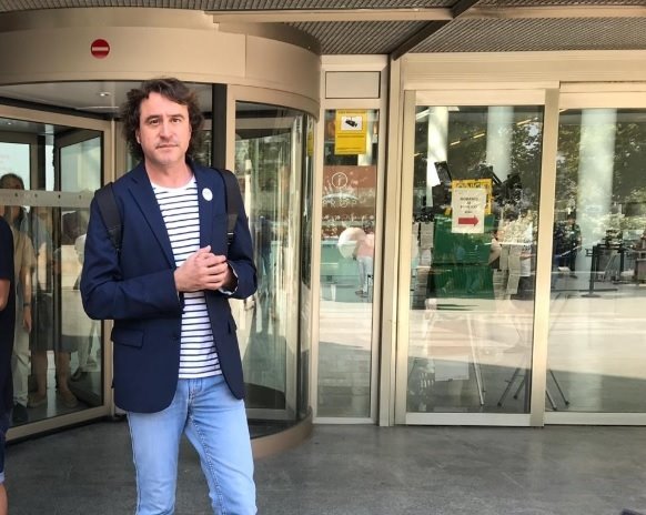 Rubén Trenzano en la Ciudad de la Justicia de València Foto: EP - 