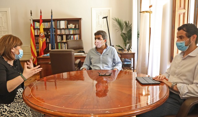 Bonig exhibe su buena sintonía con Mazón: 