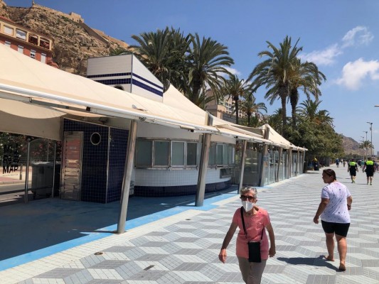 Alicante cierra la cesión del quiosco de El Postiguet al tercer intento por un canon total de 2,7 millones