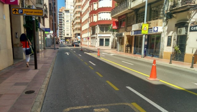 Castelló elimina 4 de las 13 rutas ciclopeatonales al aumentar el tráfico un 90% con la desescalada