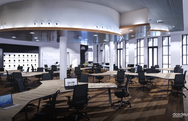 La 'desescalada' del Distrito Digital: 1 millón de euros para convertir el restaurante en coworking