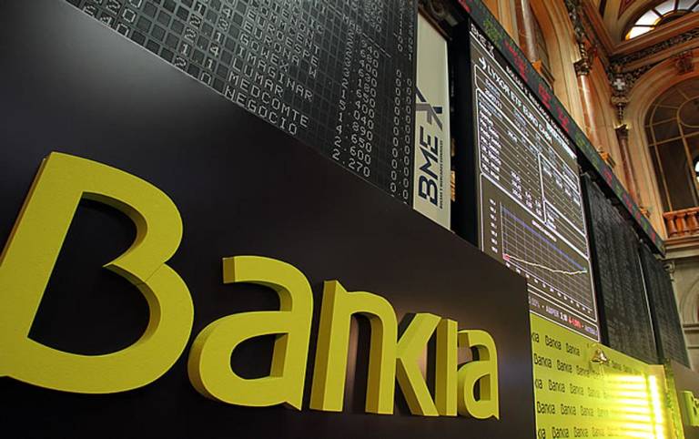 El euro, talón de Aquiles de Bankia en bolsa